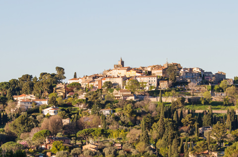 village of Mougins in south of france