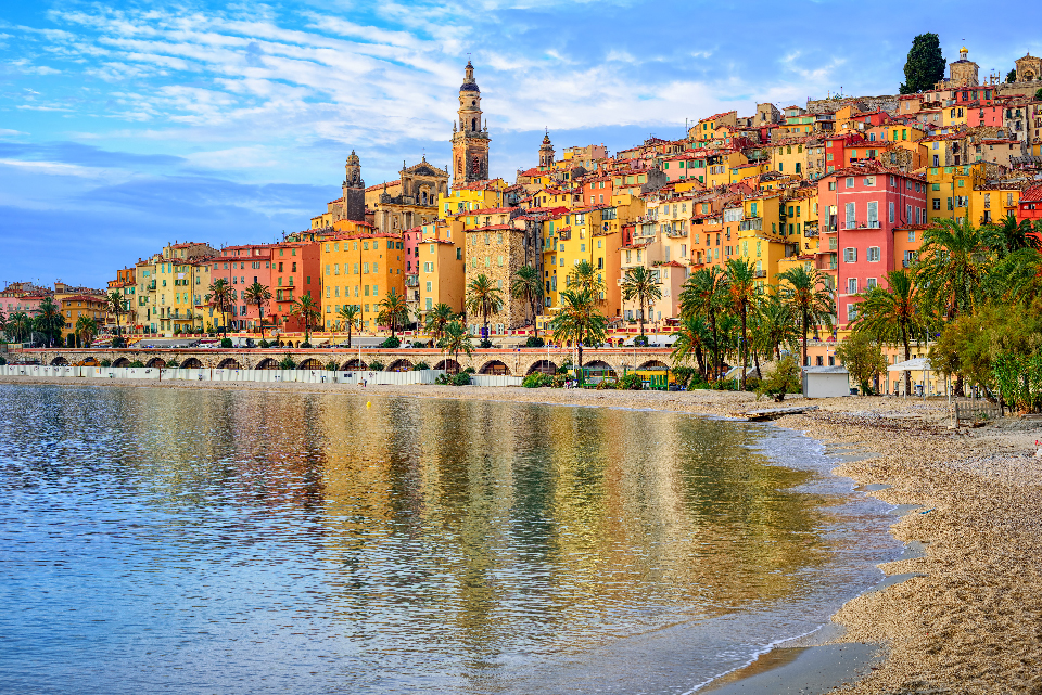 Colorful medieval town Menton