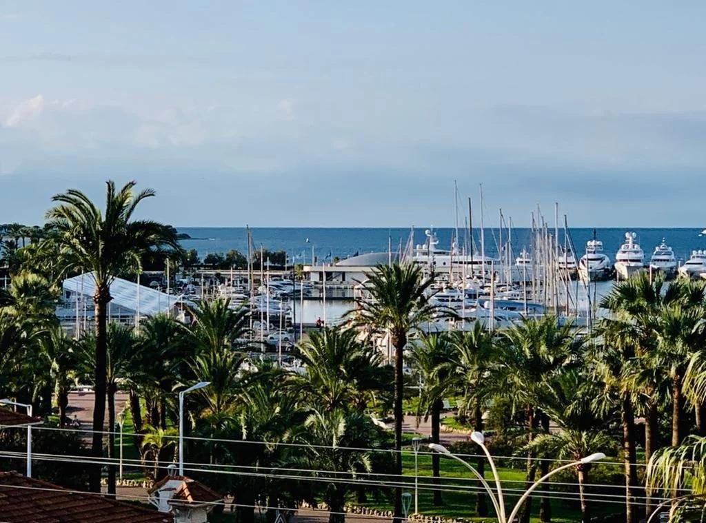 view of harbour at apartment for sale in cannes