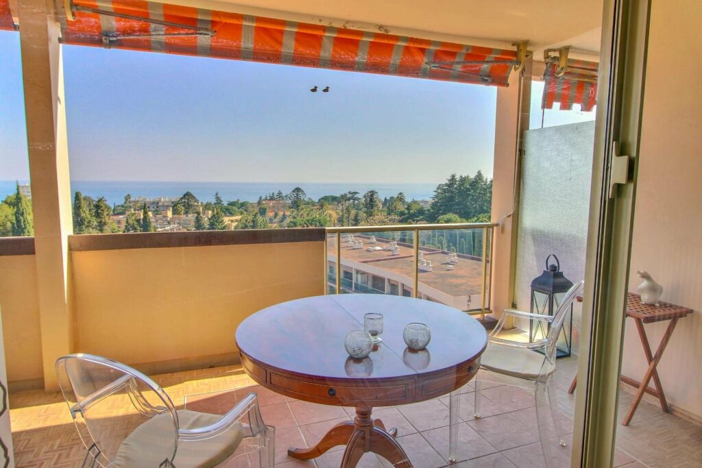 apartment for sale in nice fabron with sea view