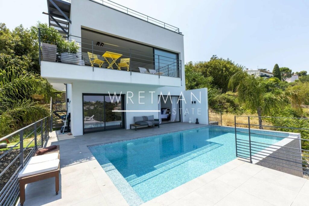 New contemporary villa with pool - Nice Fabron