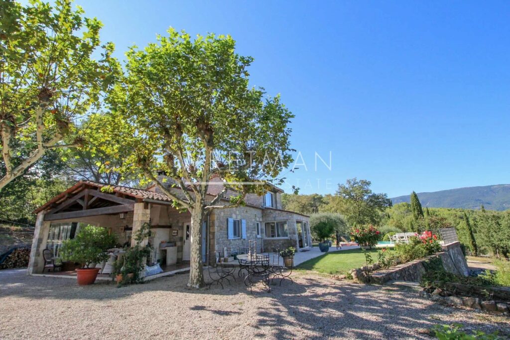 Beautiful Stone Property near Fayence with Stables and Outdoor Arena in Fayence